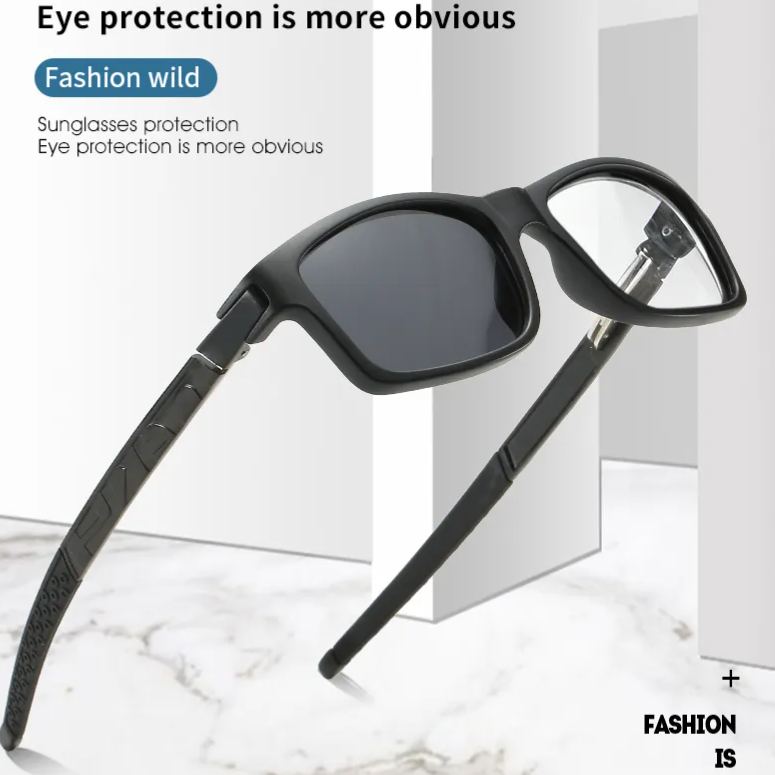 CASUAL PRINTED PHOTOCHROMIC MULTIFOCAL READING GLASSES