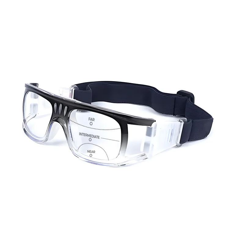 STAY-PUT SPORTS GLASSES WITH ADJUSTABLE RETENTION STRAP