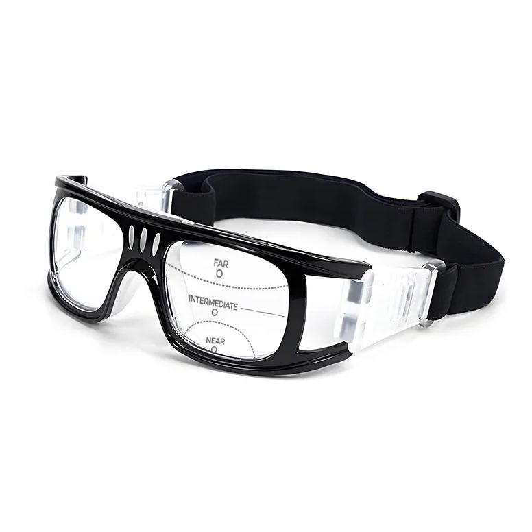 STAY-PUT SPORTS GLASSES WITH ADJUSTABLE RETENTION STRAP