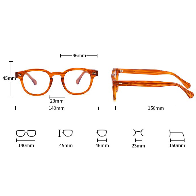 TR90 STYLISH MINIMALIST SQUARE-ROUND READING GLASSES