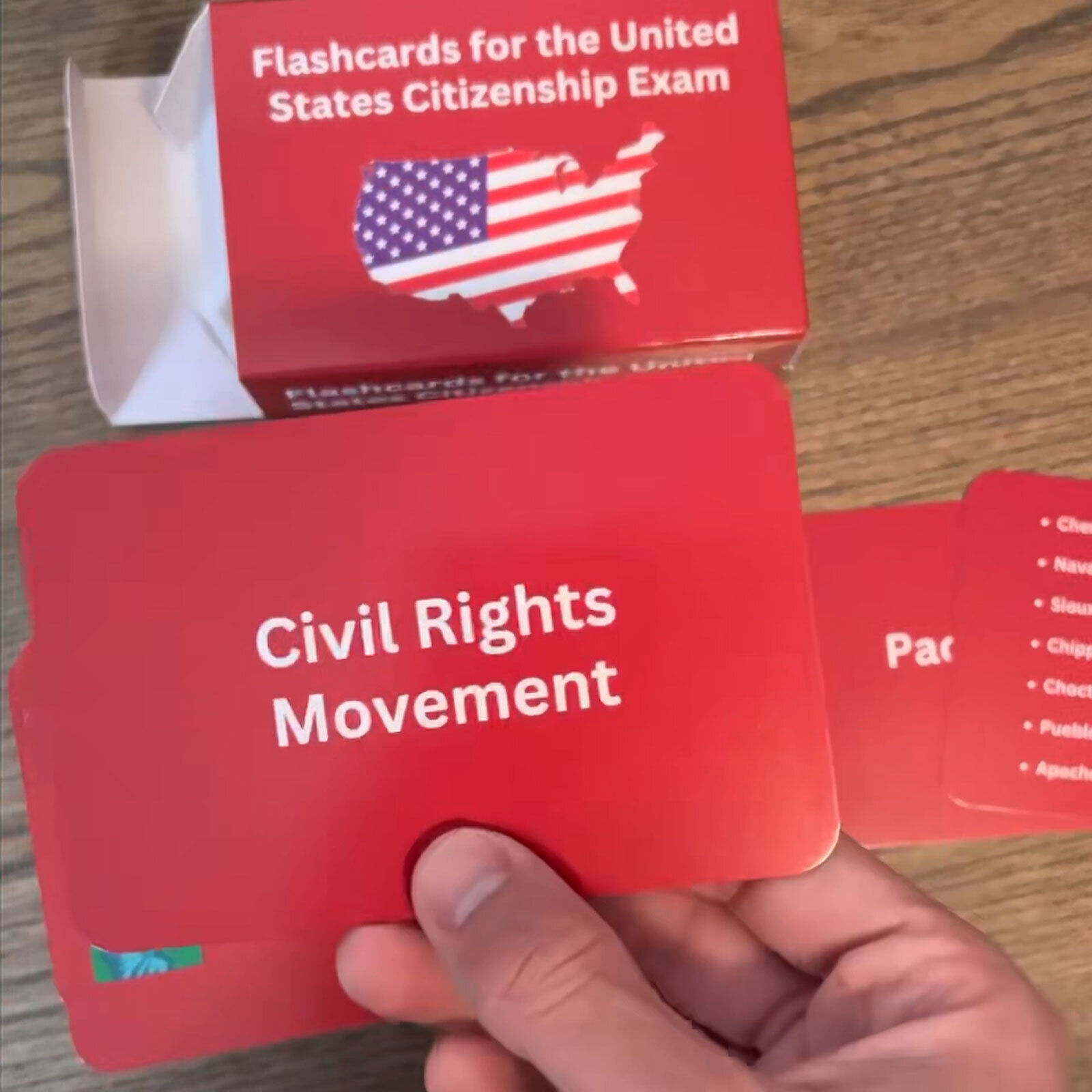 100 Question Civics Flash Cards Naturalization Test US Citizenship Imm