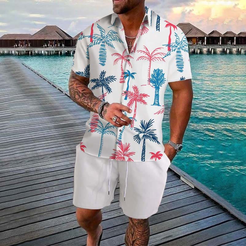 Holiday Colorblock Coco Print Shirt Set