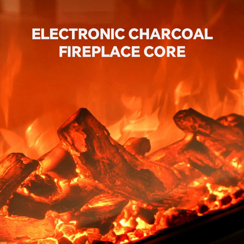 Modern indoor hanging real fire fireplace fireplace warm 3