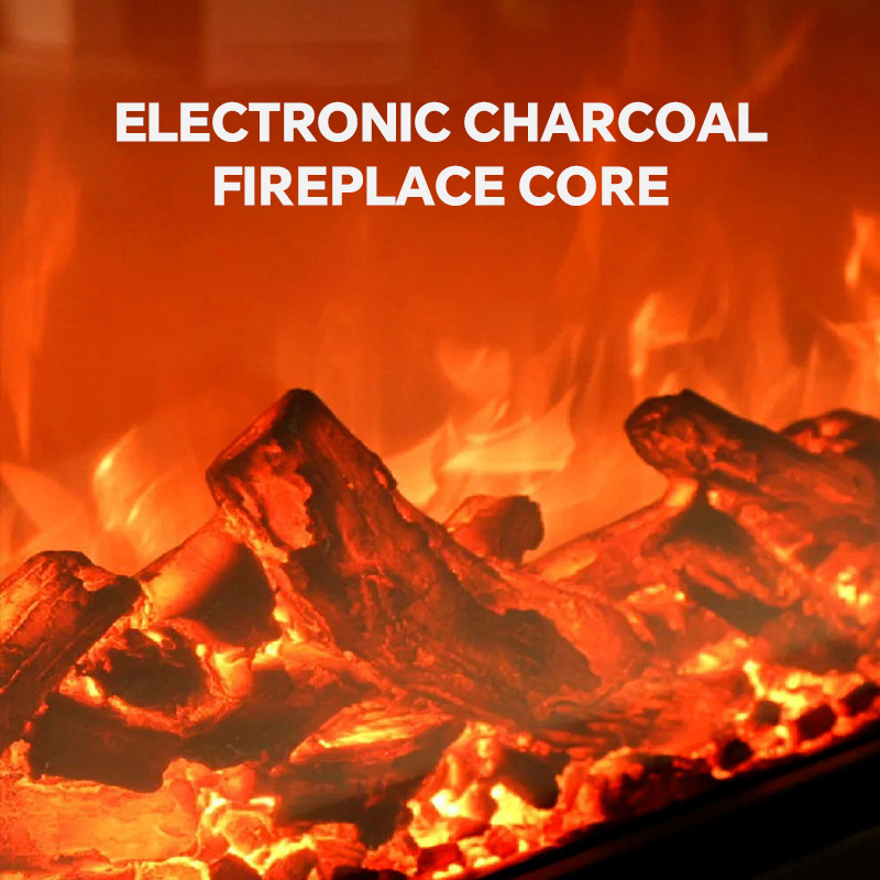 Modern indoor hanging real fire fireplace fireplace warm 3