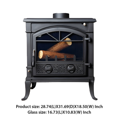 European Retro Style Real Fire Fireplace Warm 2