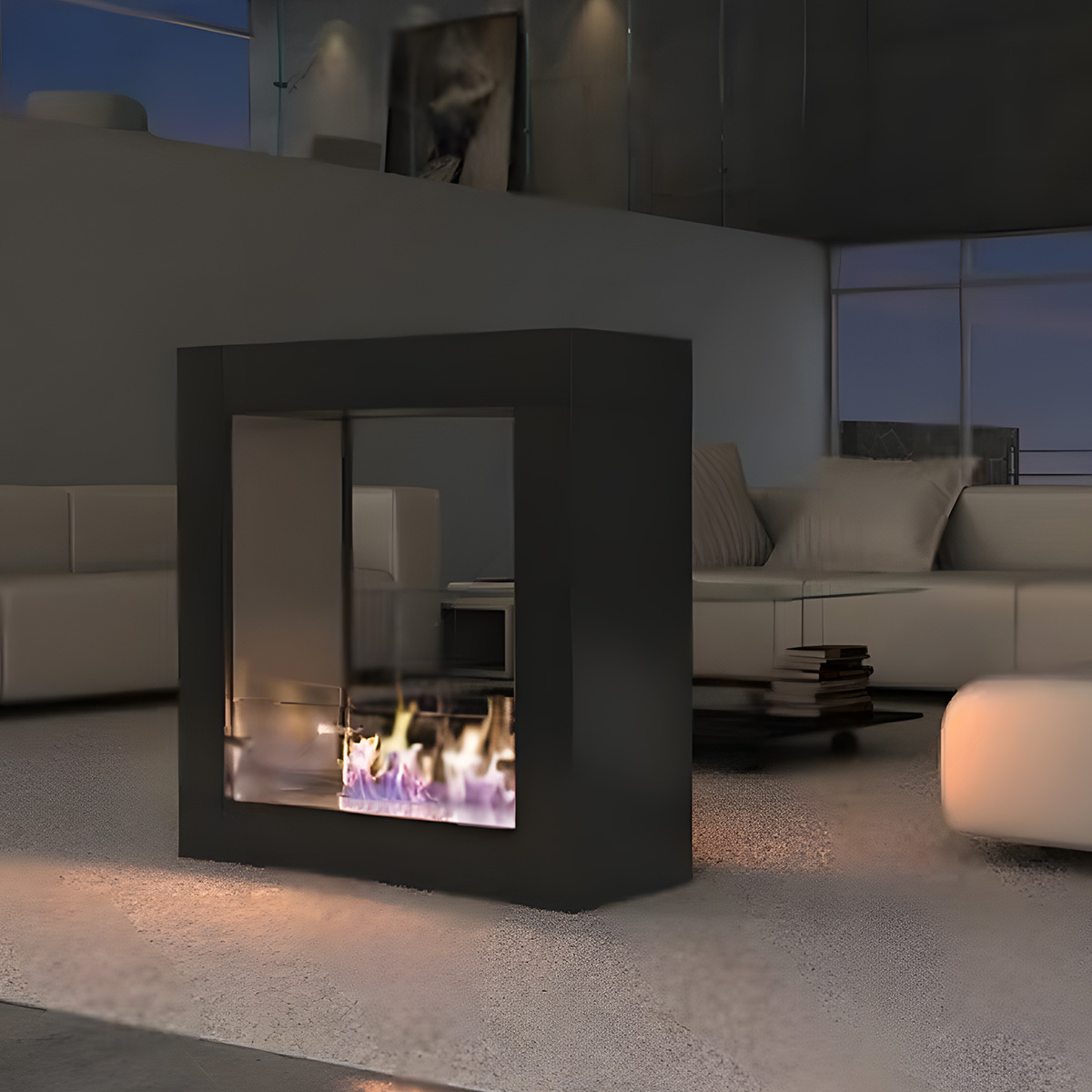 Nordic Modern Fireplace Cabinet