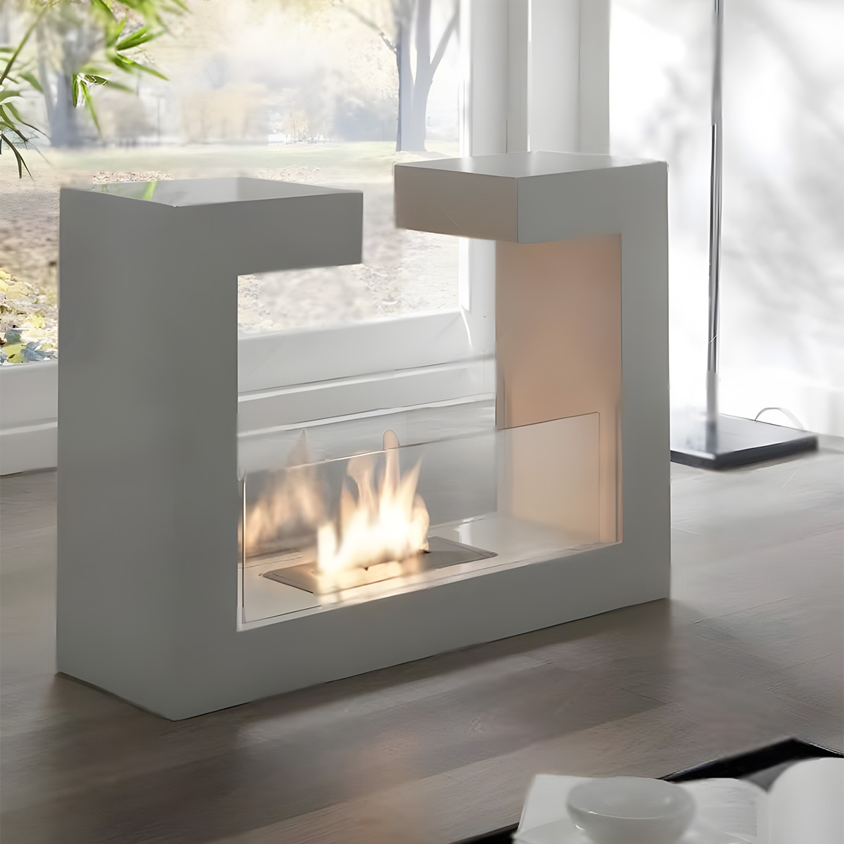 Nordic Modern Fireplace Cabinet