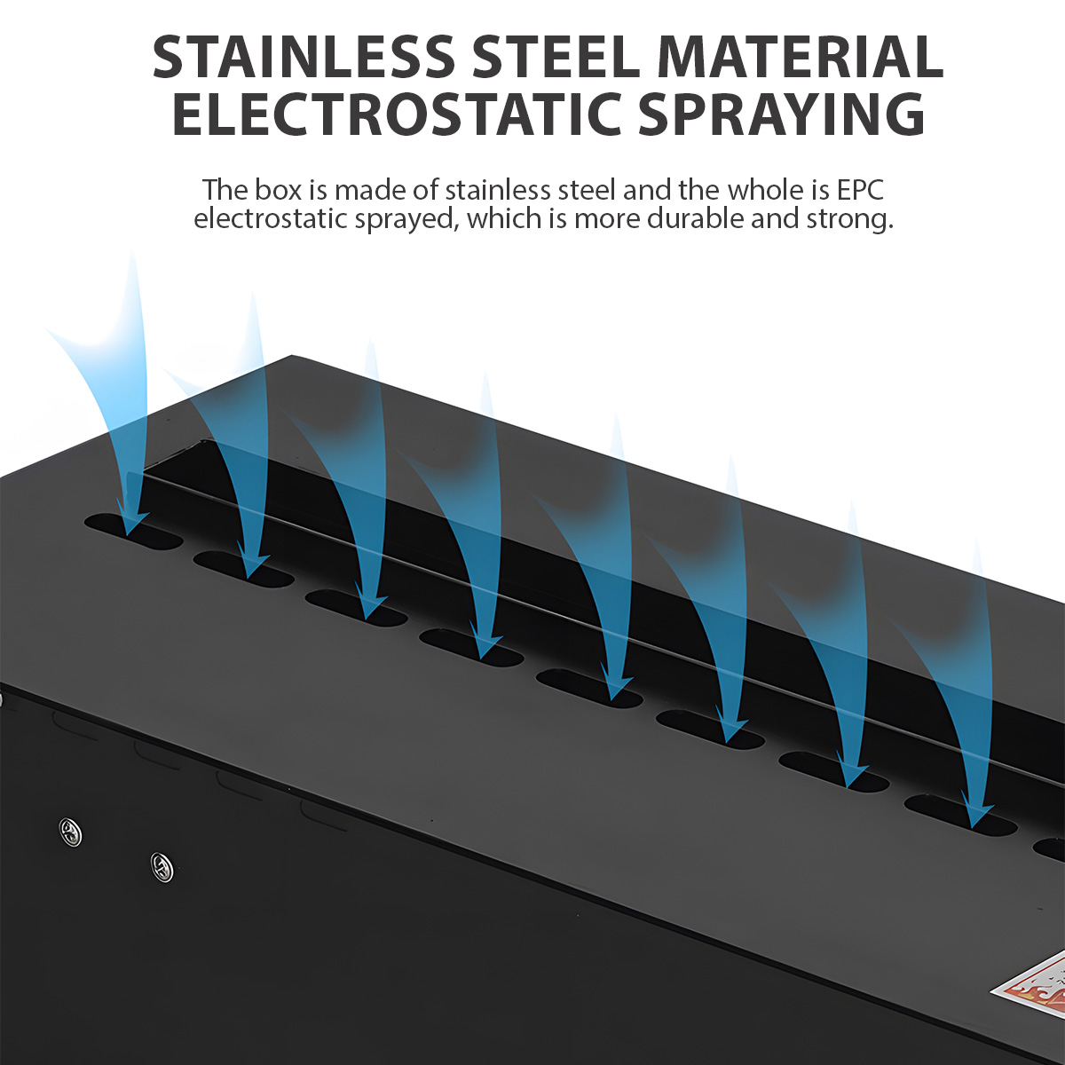 Modern 3D Mist Fireplaces Glow 2
