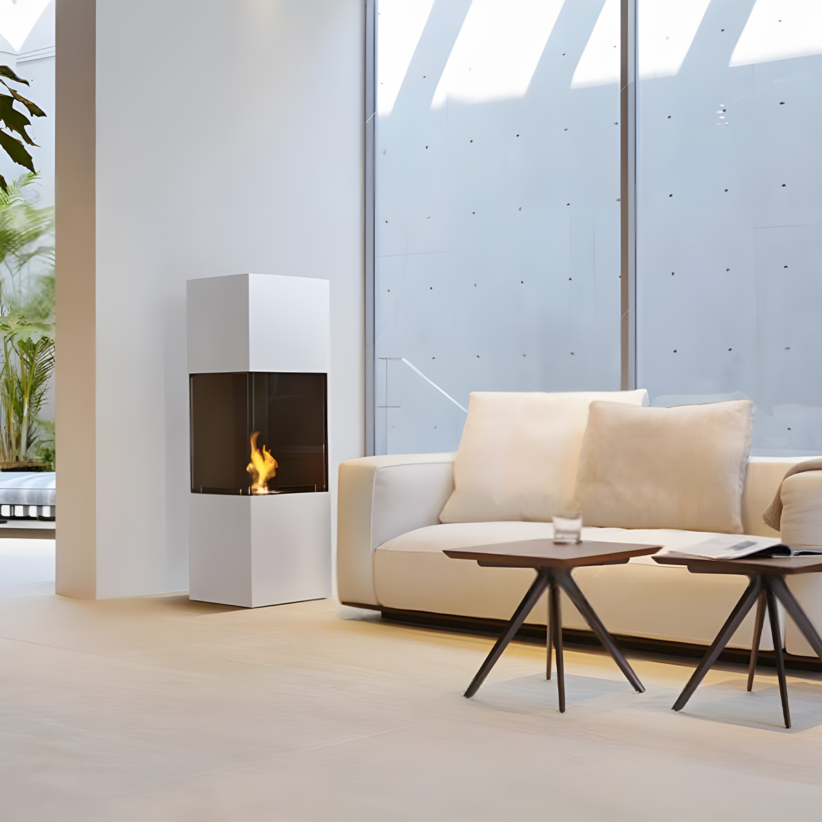 Nordic Modern Fireplace Cabinet