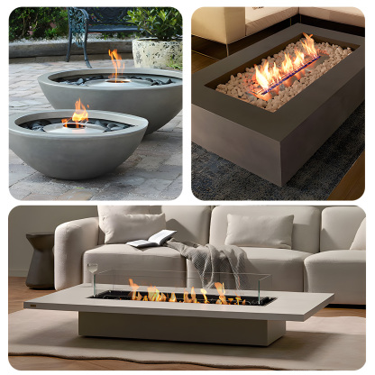 Outdoor Tabletop Fireplace Spring 1 (Customized)