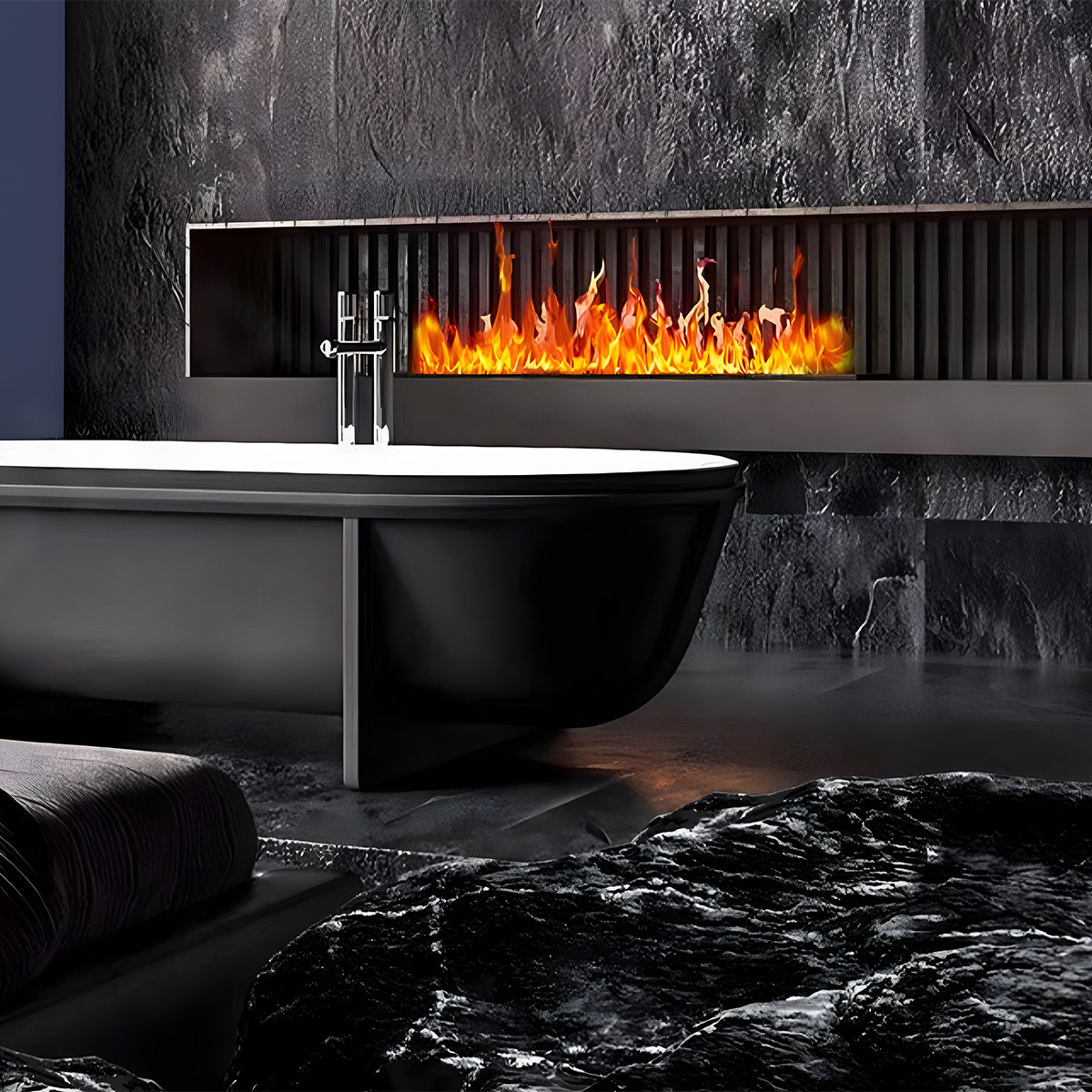 Modern 3D Mist Fireplaces Smoke 1