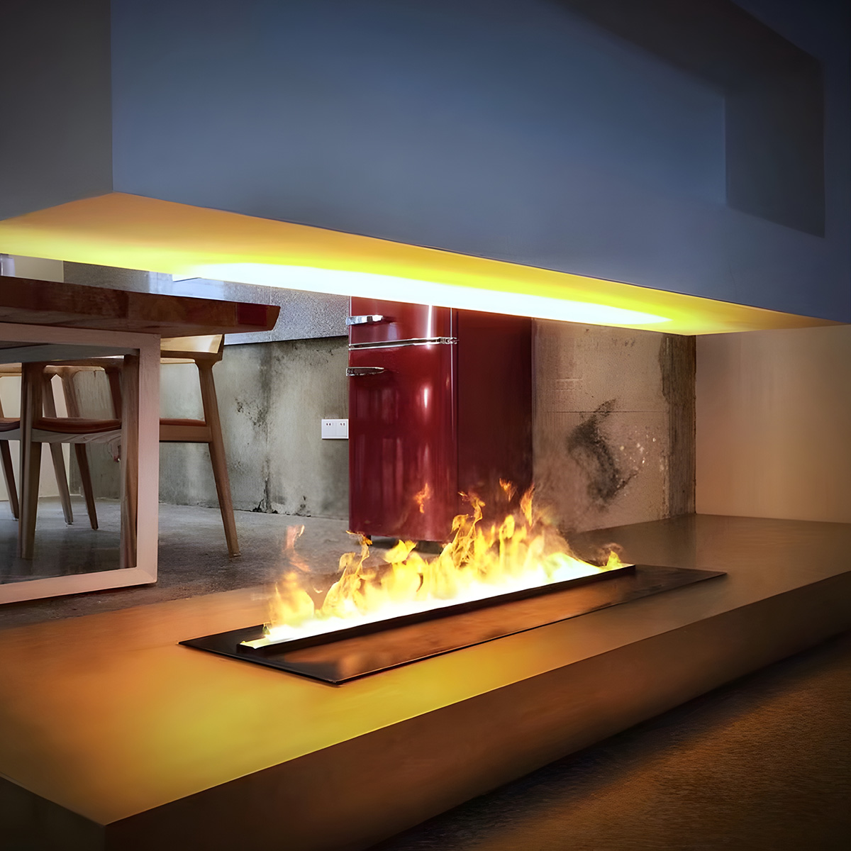 Modern 3D Mist Fireplaces Smoke 1