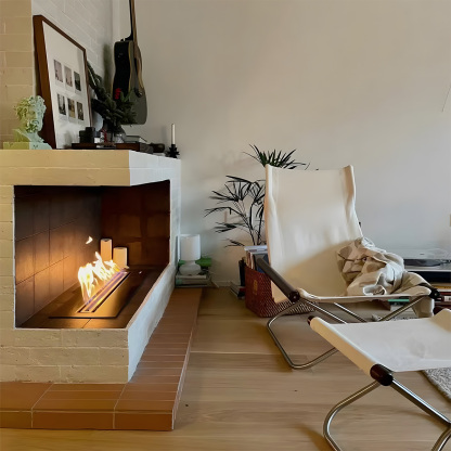 Ethanol Rectangular Fireplace Core