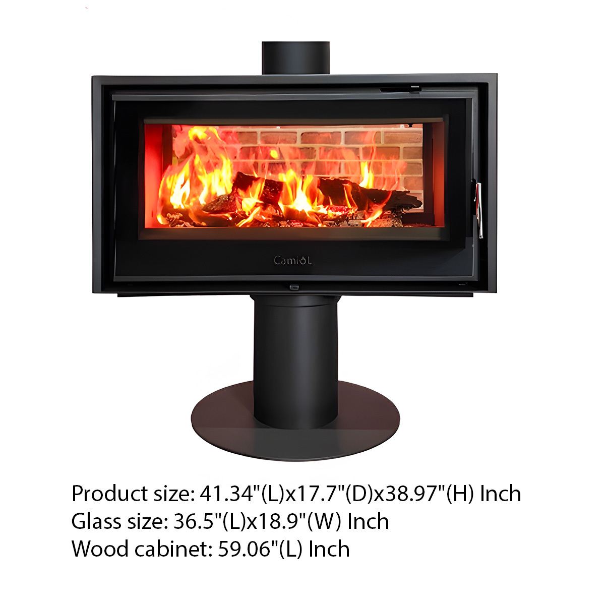 Modern European style real fire fireplace Warm 1