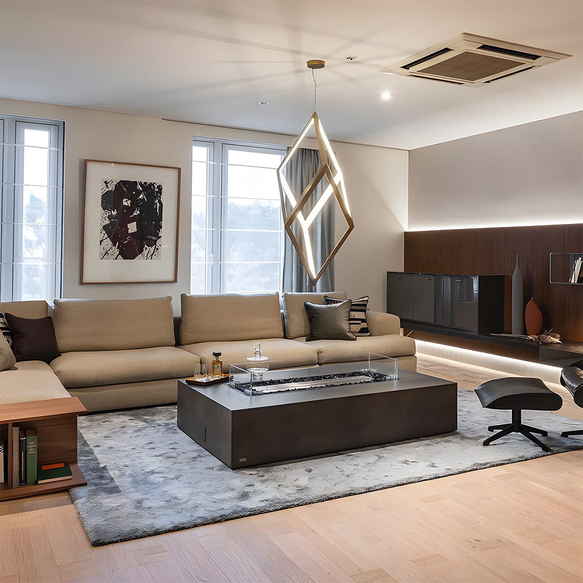 Outdoor Tabletop Fireplace Spring 1 (Customized)