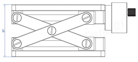 Z-Axis Manual Lift Platform High Precise Optical Sliding Lifting Displacement Platform Table Linear Stage Lab Jack Elevator