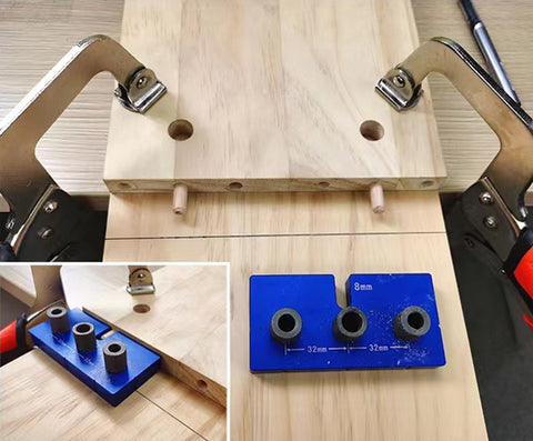 TrekDrill Doweling Cam Lock Jig for  Furniture Connection