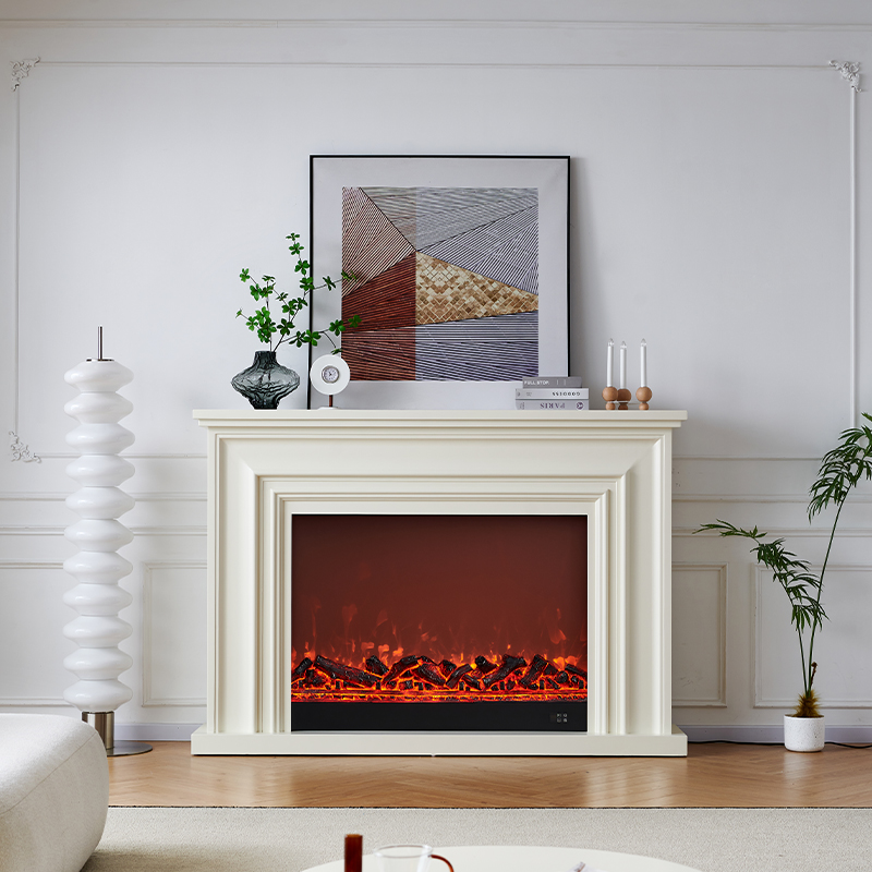 Electric Fireplaces Wooden Timber 1