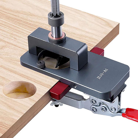 TrekDrill 35MM Concealed Cabinet Hinge Boring Jig Drill Guide