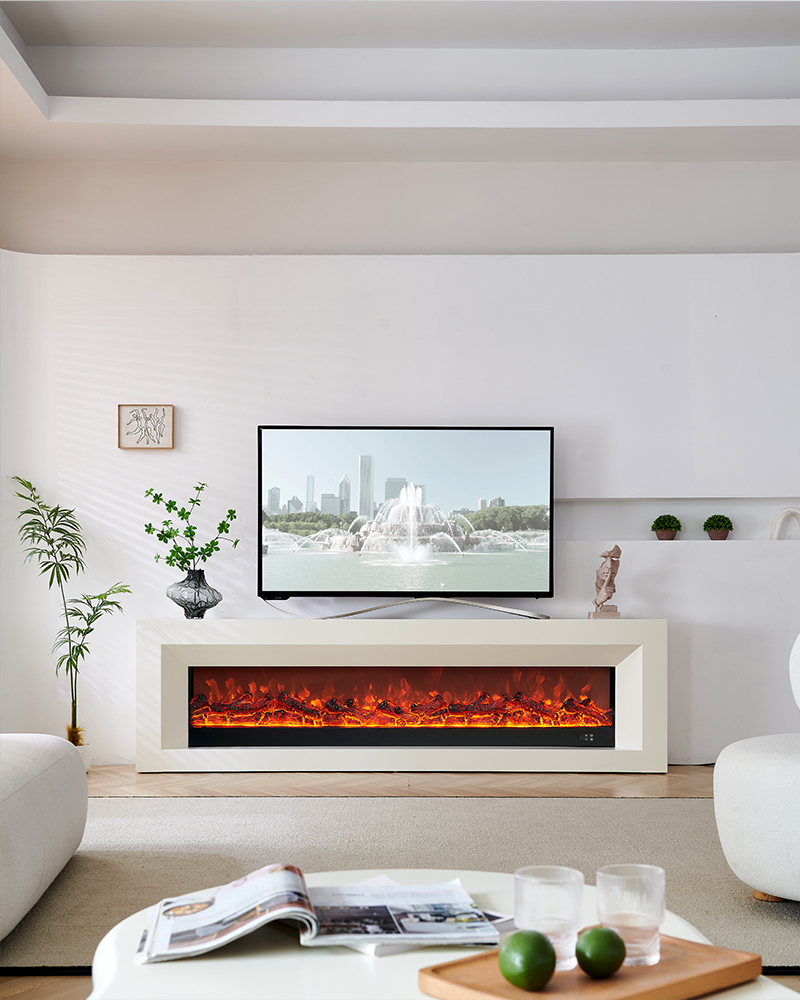 [Copy]Electric Fireplaces Wooden Timber 3