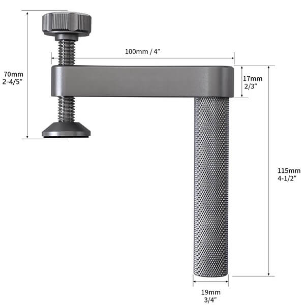 TrekDrill Bench Dog Clamp MFT Table Hold Down Clamps Upgraded