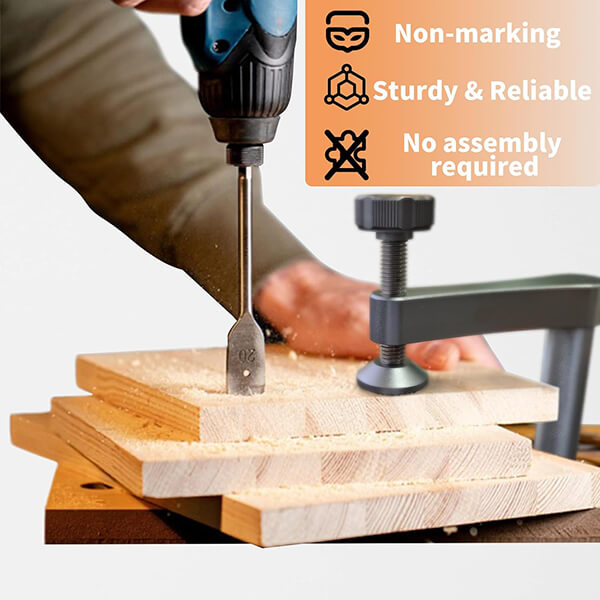 TrekDrill Bench Dog Clamp MFT Table Hold Down Clamps Upgraded Trekdrill