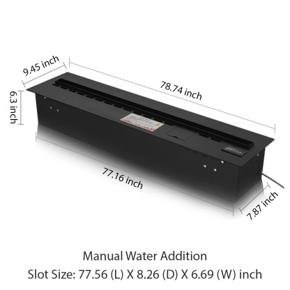 Modern 3D Mist Fireplaces Glow 2