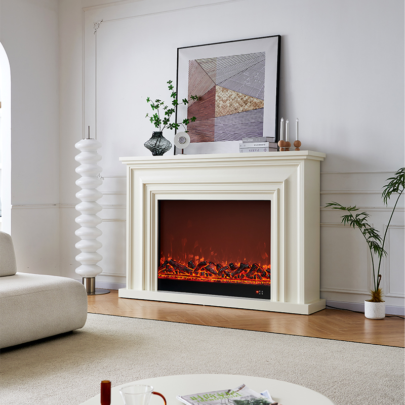 Electric Fireplaces Wooden Timber 1