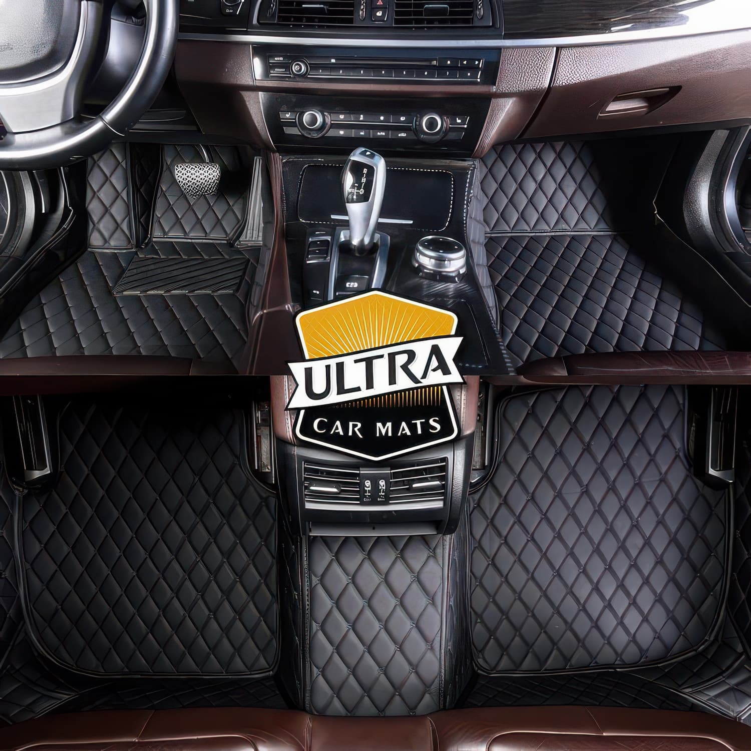 Black Car Mats