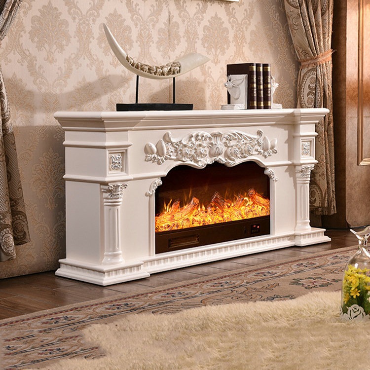 Electric Fireplaces Wooden Timber 2