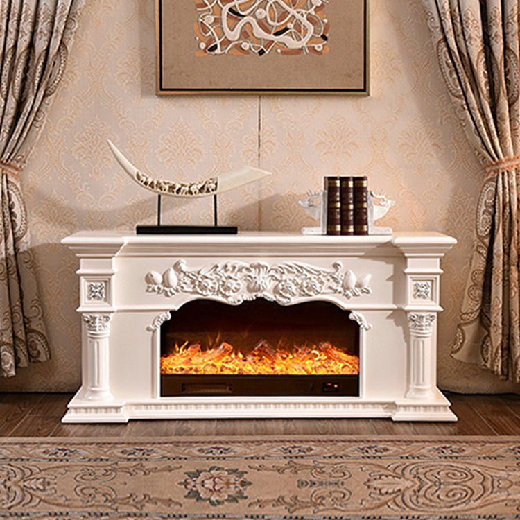 Electric Fireplaces Wooden Timber 2