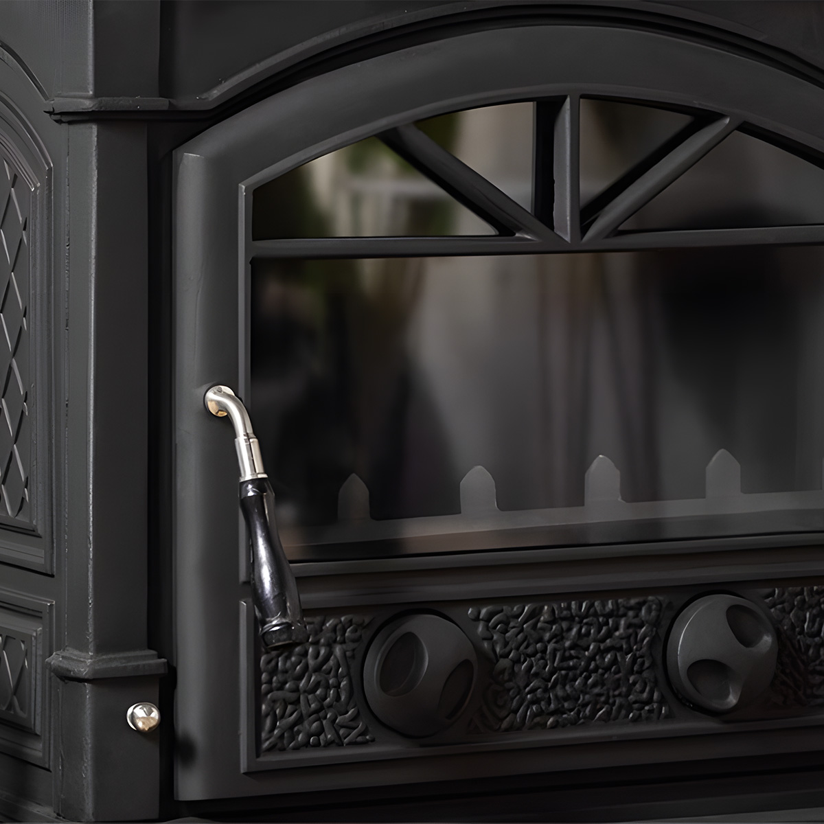 European Retro Style Real Fire Fireplace Warm 2