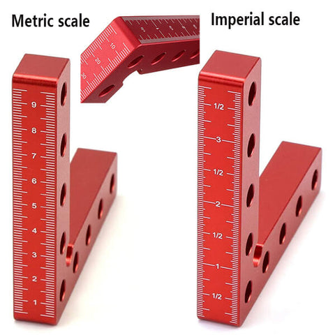 TrekDrill clamping squares Double-sided scale