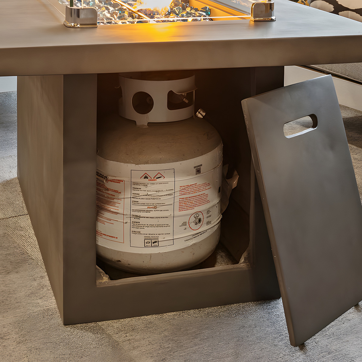 Gas Fireplace Fire Pit Table Radiant Eclipse 5