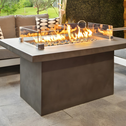 Gas Fireplace Fire Pit Table Radiant Eclipse 5