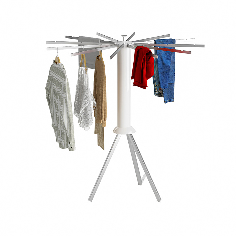  🔥🎁5th Anniversary Sale- Premium Aluminium  Foldable Space Saving  Round Clothes Drying Rack  with 16 Drying Rods