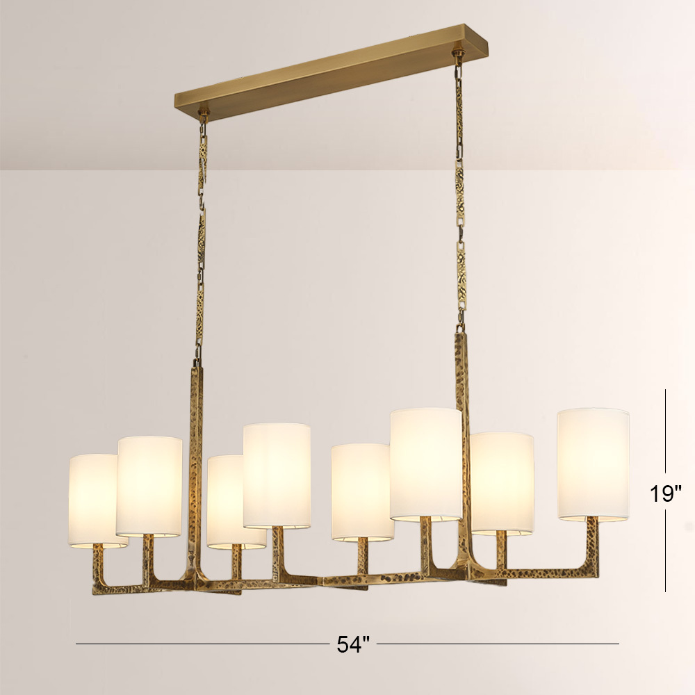 Waring Linear Chandelier 54" For Living Room