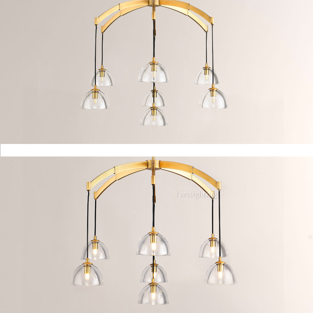 Hemisphere Round Chandelier 36''