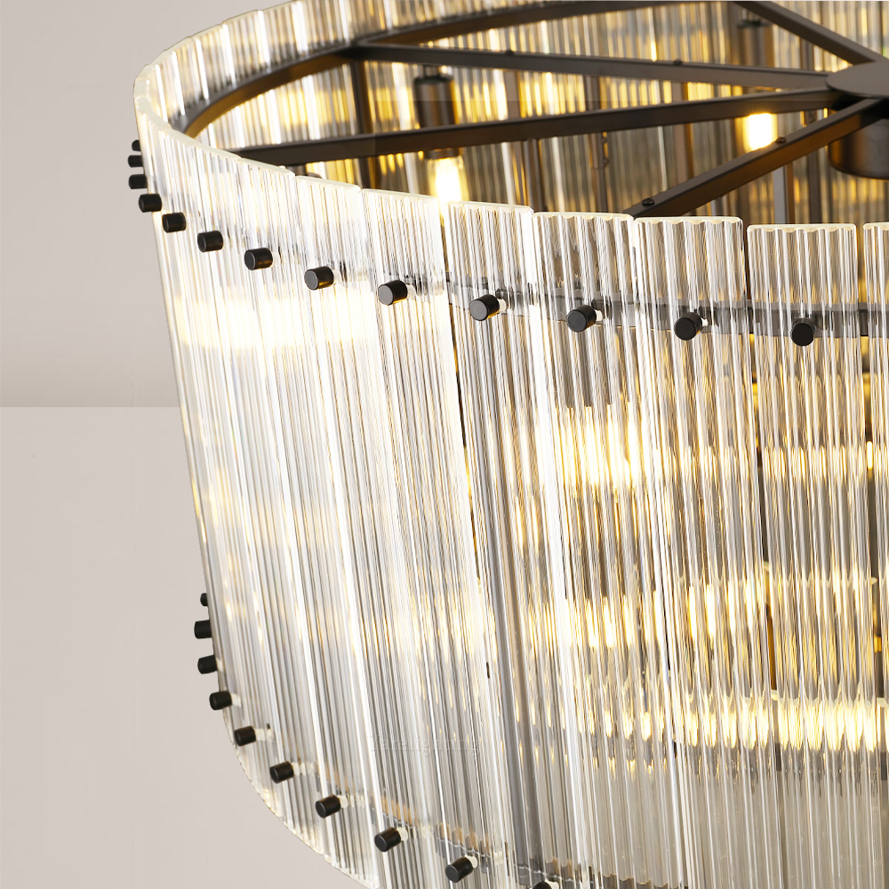 Amelia 2-Tier Round Chandelier 37"