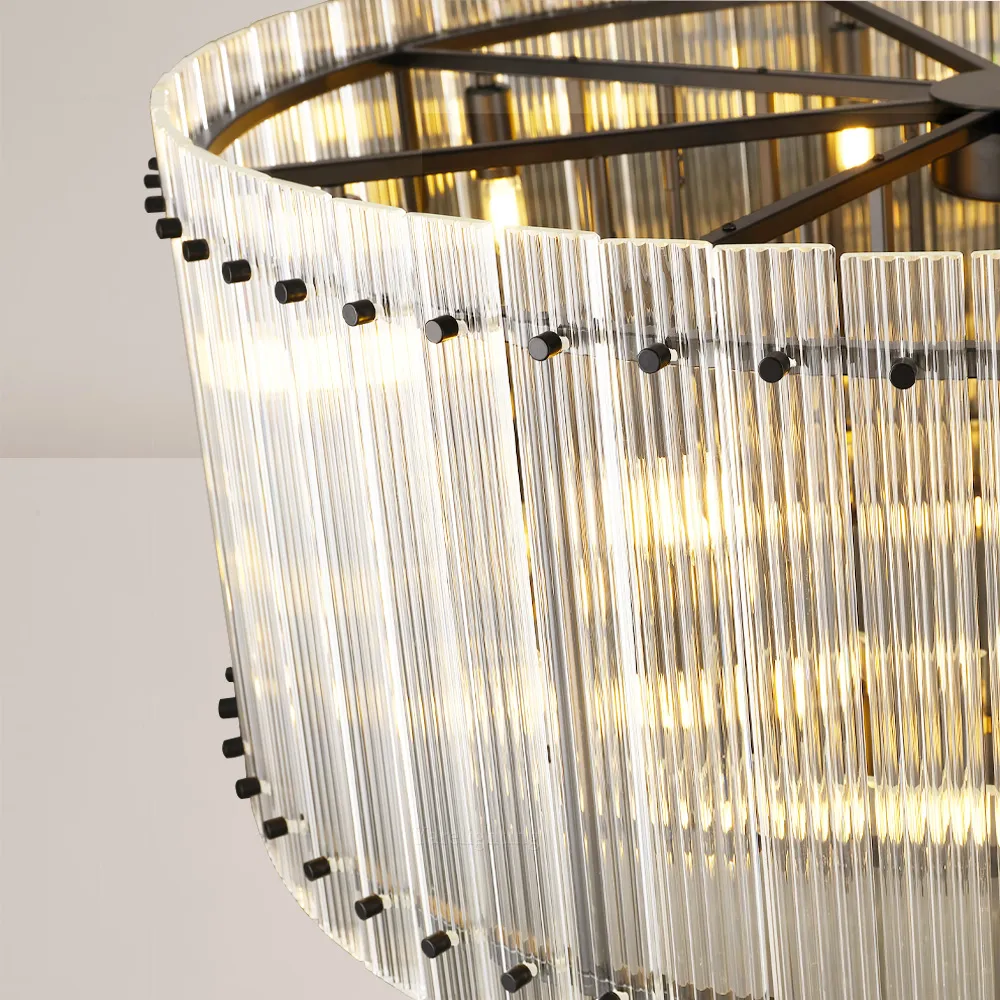 Amelia 2-Tier Round Chandelier 37"