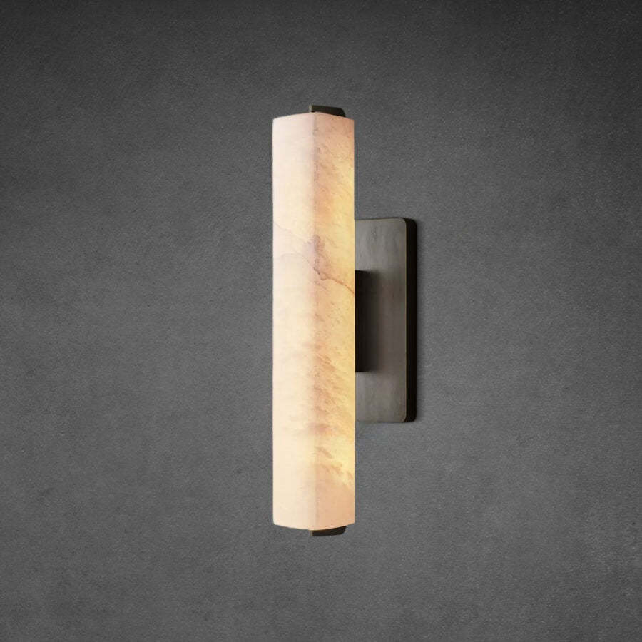 Auduban Alabaster Single Sconce