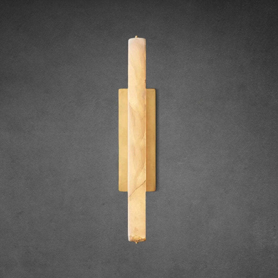 Auduban Alabaster Single Sconce