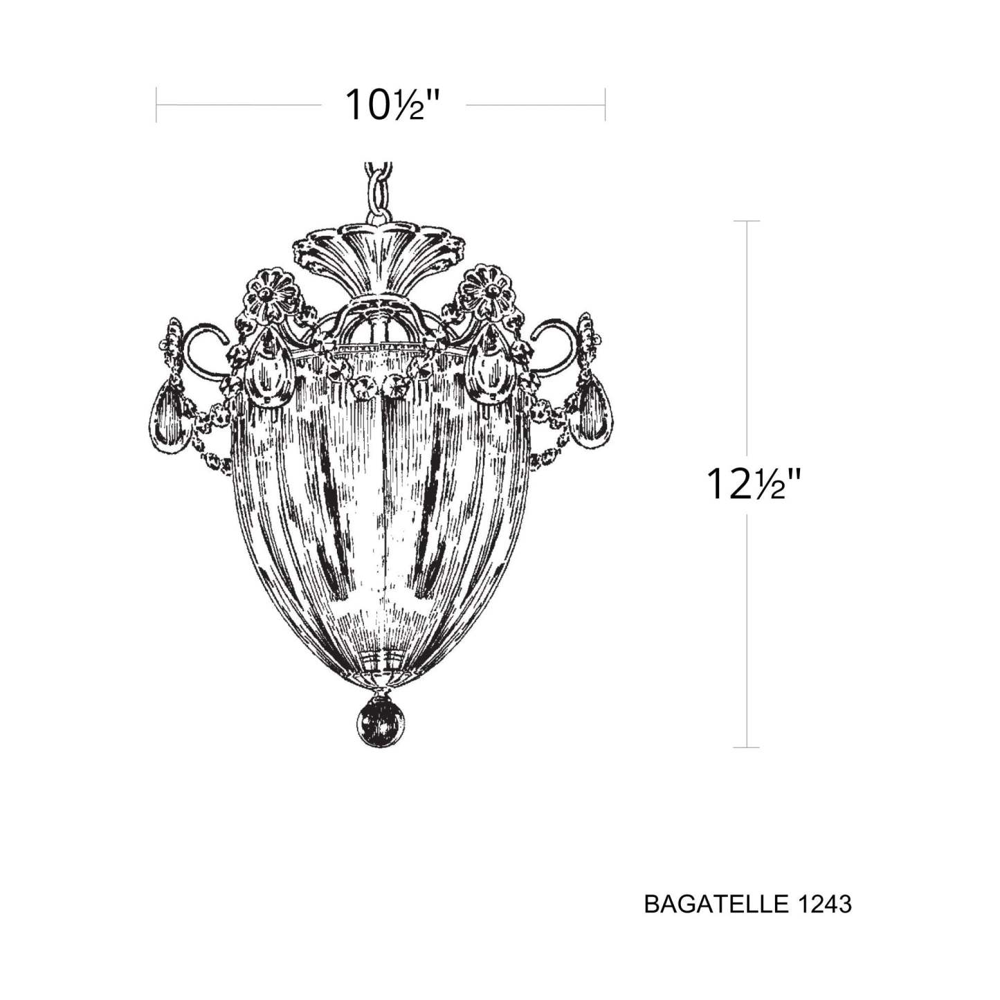 Bagatelle 3-Light Mini Pendant