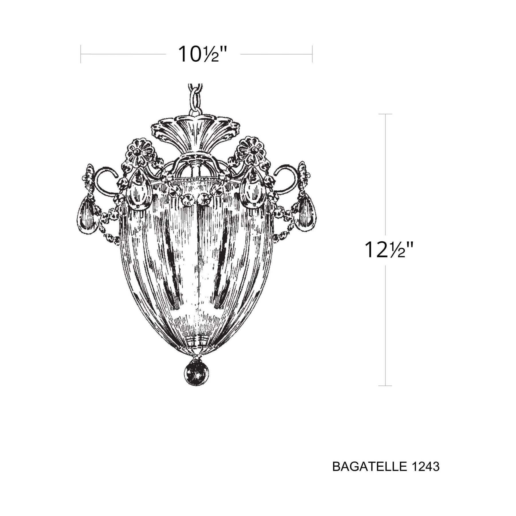 Bagatelle 3-Light Mini Pendant