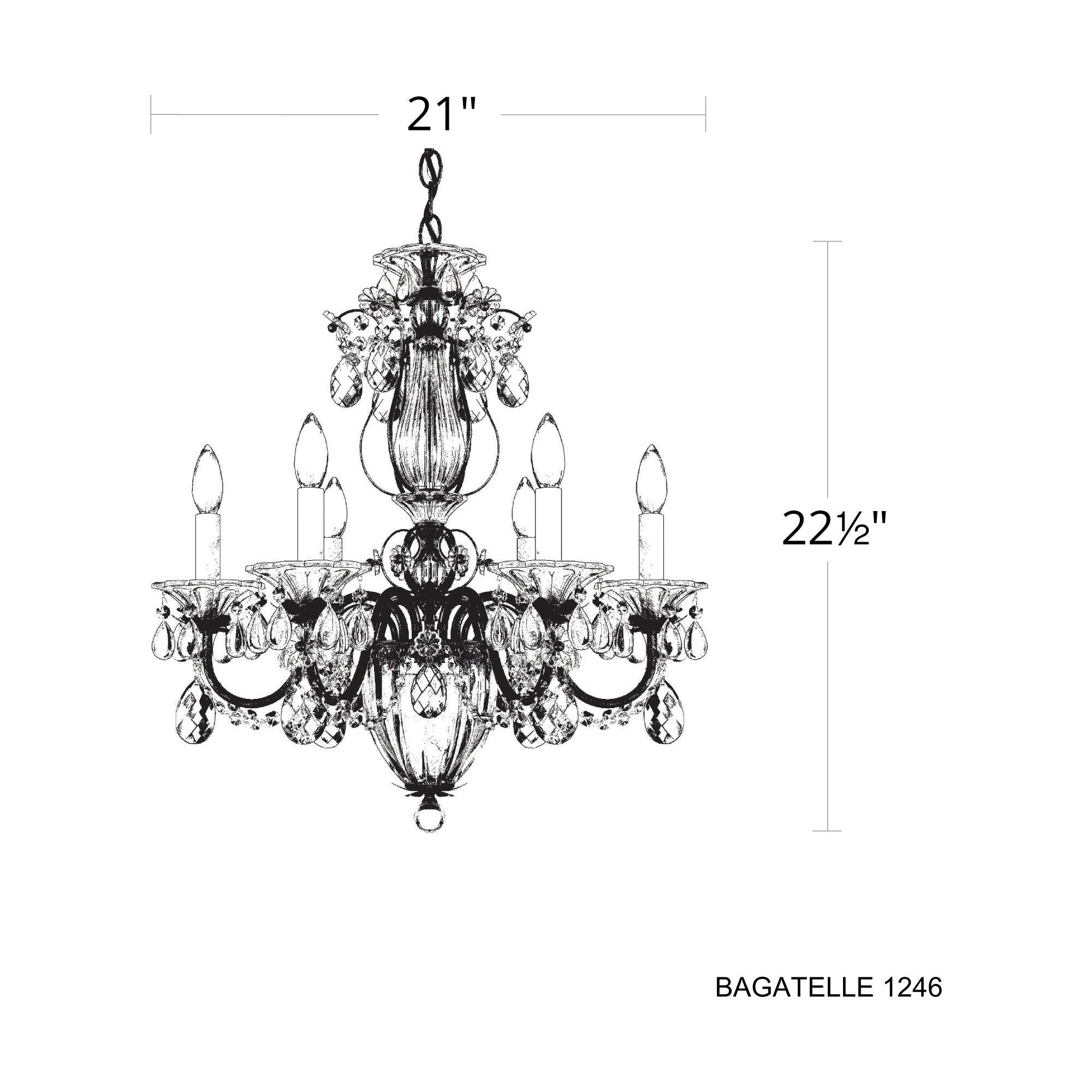 Bagatelle 7-Light Chandelier