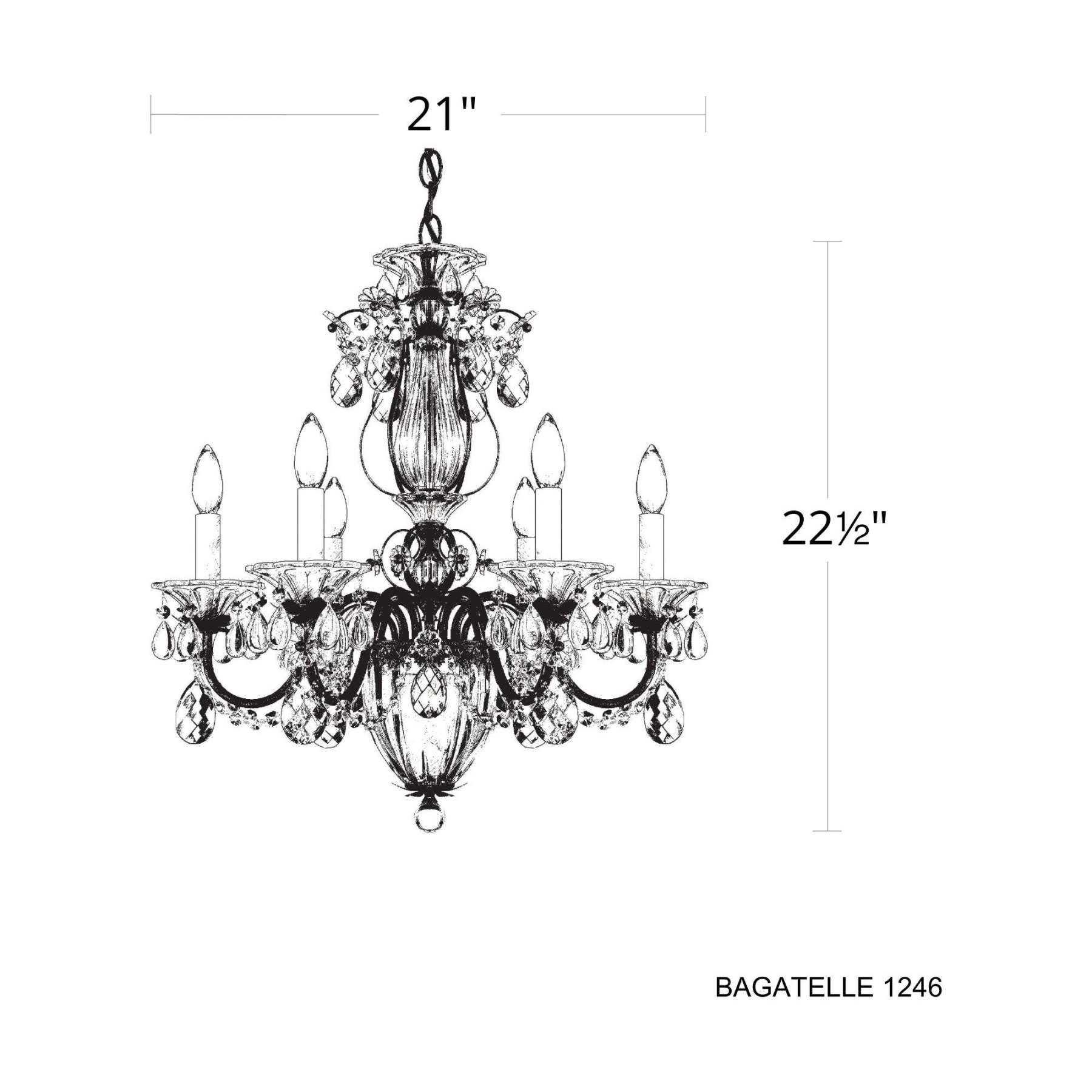 Bagatelle 7-Light Chandelier