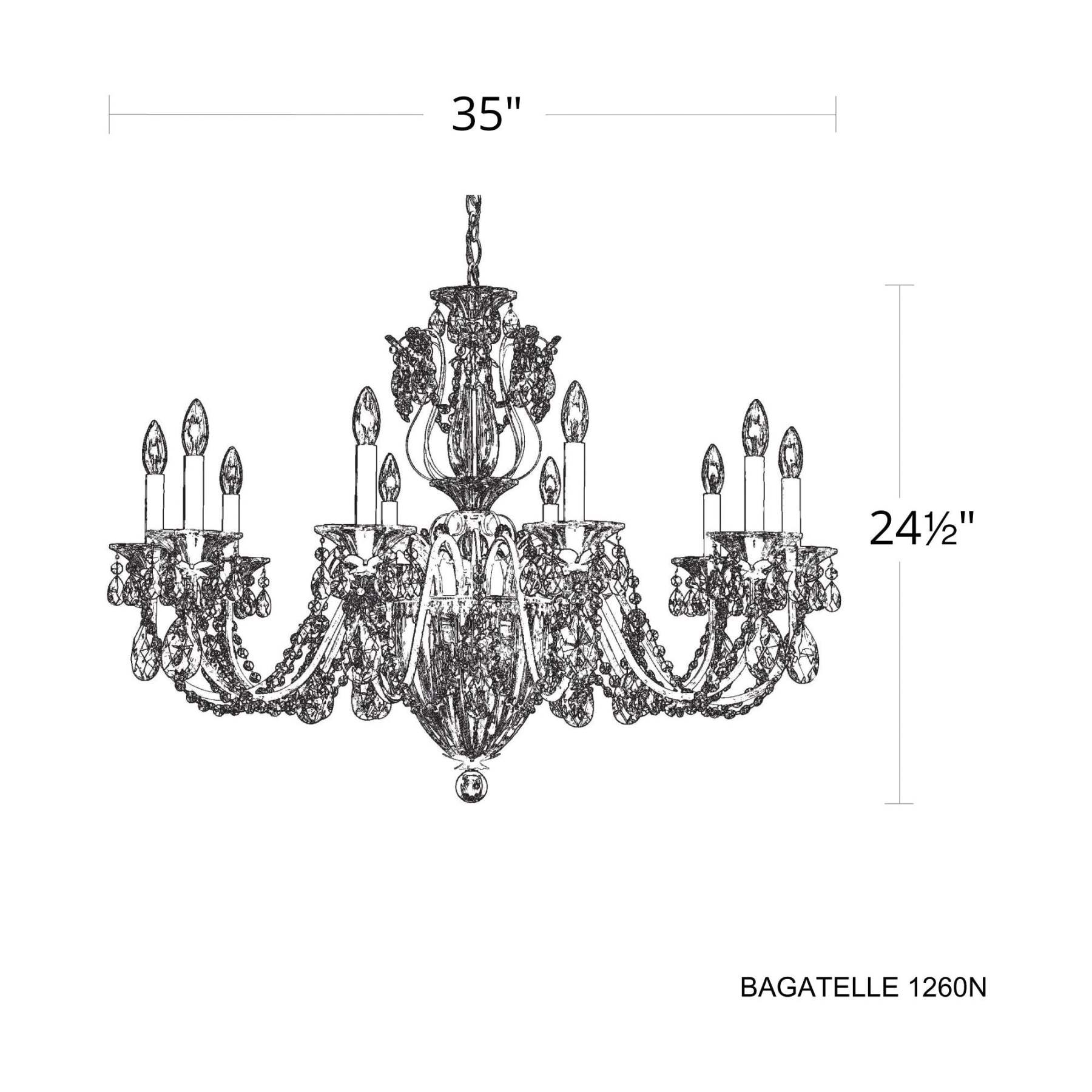 Bagatelle 13-Light Chandelier