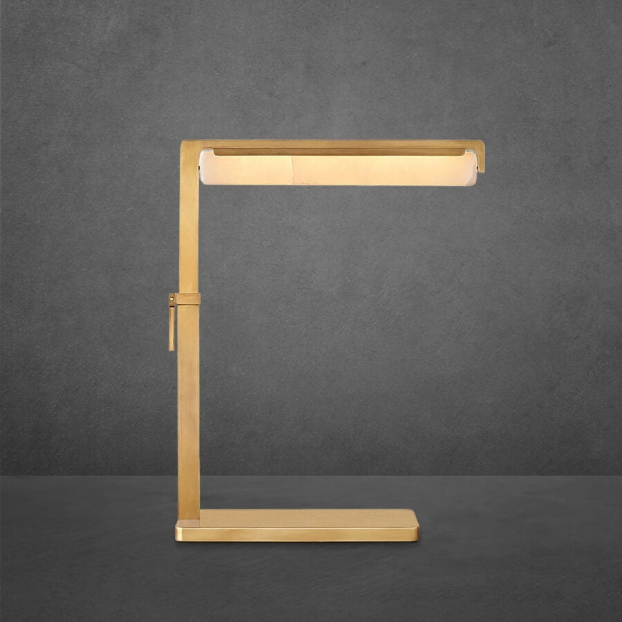 Auduban Alabaster Task Table Lamp