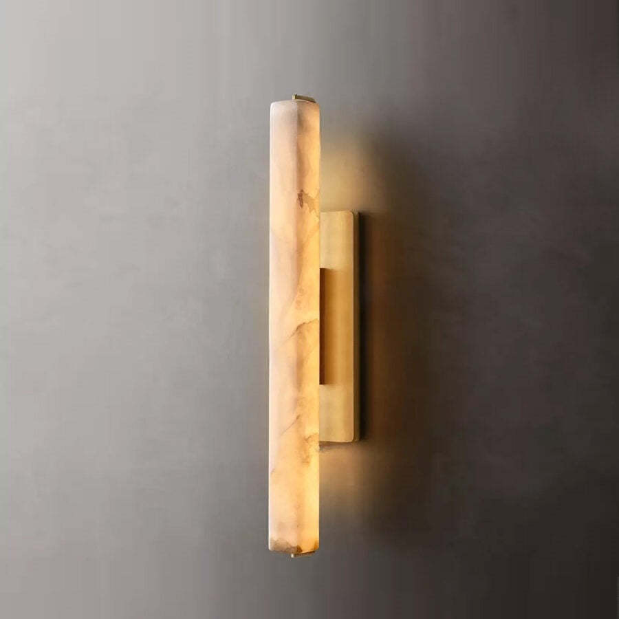 Auduban Alabaster Single Sconce