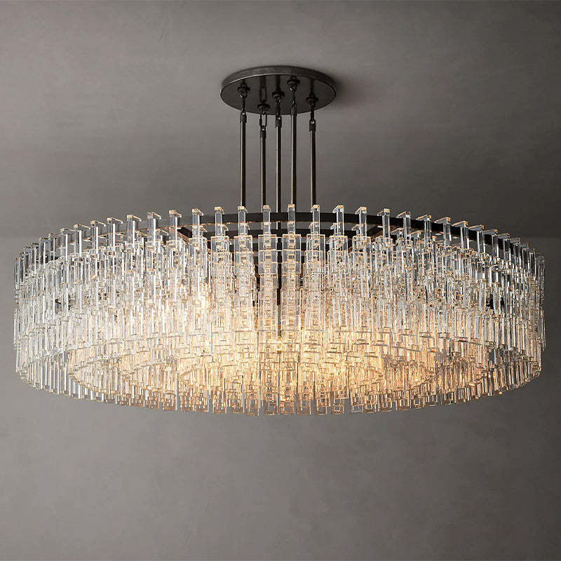 Mia Crystal Round Chandelier 60"